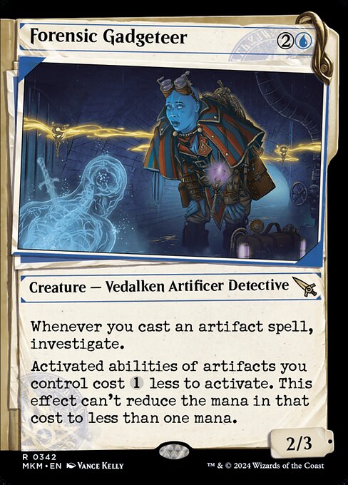 Forensic Gadgeteer — art by Vance Kelly