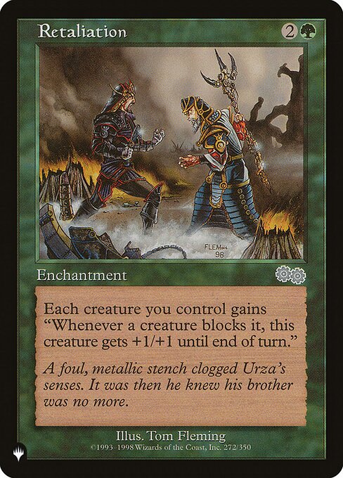 Retaliation — art by Tom Fleming