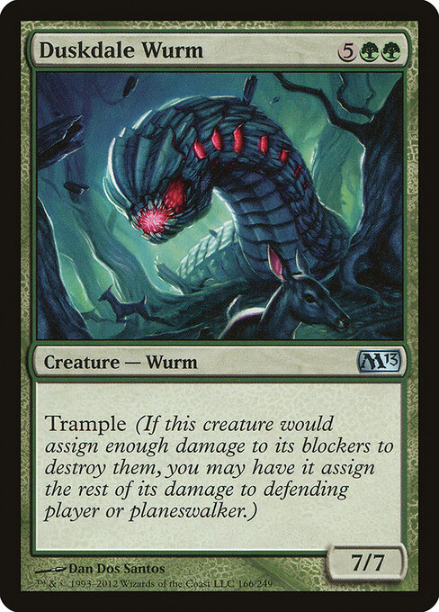 Duskdale Wurm — art by Dan Dos Santos