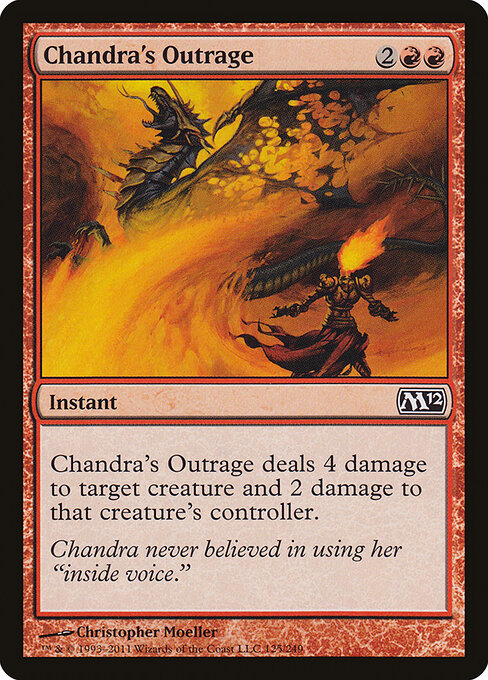 Chandra's Outrage — art by Christopher Moeller