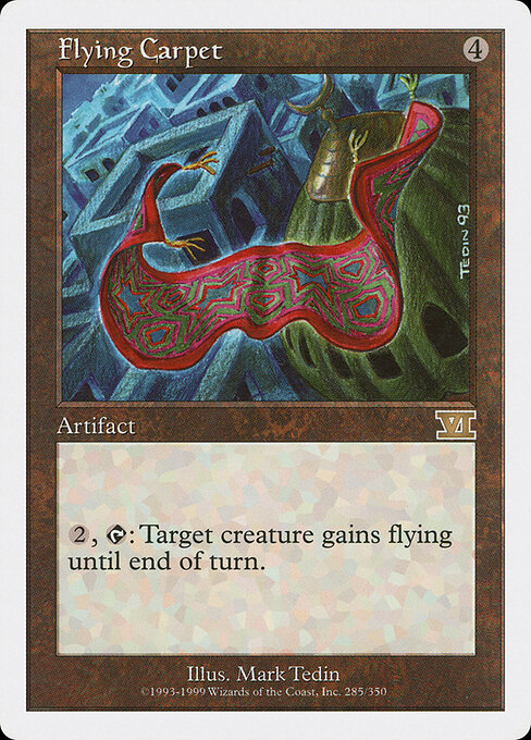 Flying Carpet — art by Mark Tedin