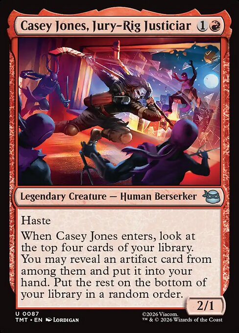Casey Jones, Jury-Rig Justiciar — art by Lordigan