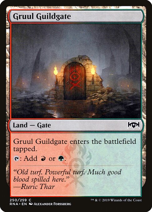 Gruul Guildgate — art by Alexander Forssberg