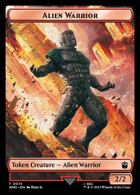Alien Warrior — art by Nino Is