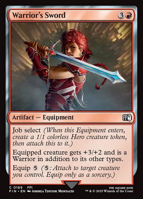 Warrior's Sword — art by Andrea Tentori Montalto