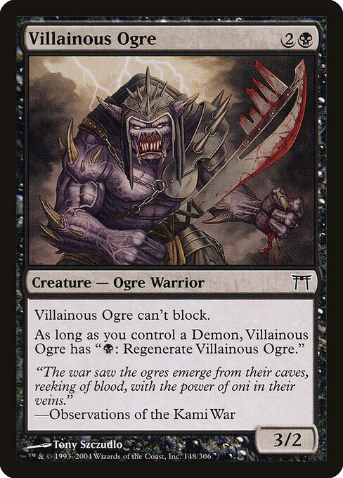 Villainous Ogre — art by Tony Szczudlo