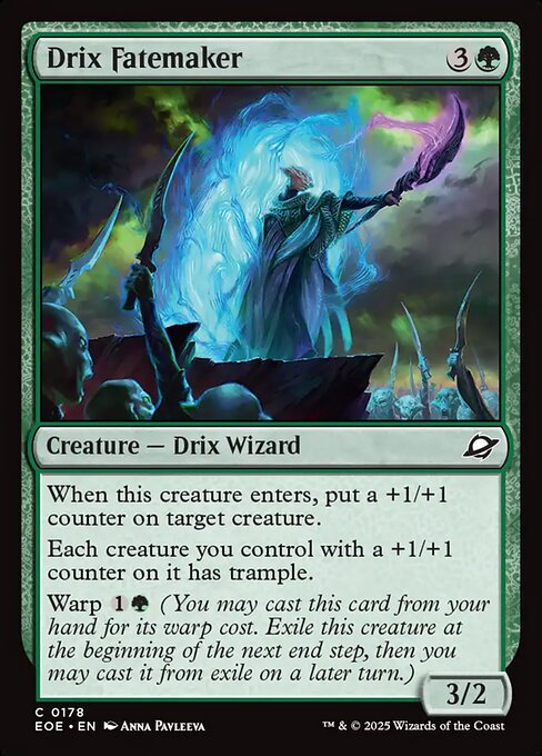 Drix Fatemaker — art by Anna Pavleeva