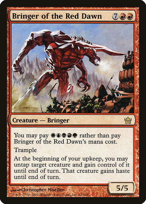 Bringer of the Red Dawn — art by Christopher Moeller