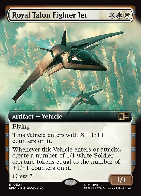 Royal Talon Fighter Jet — art by Sean Vo