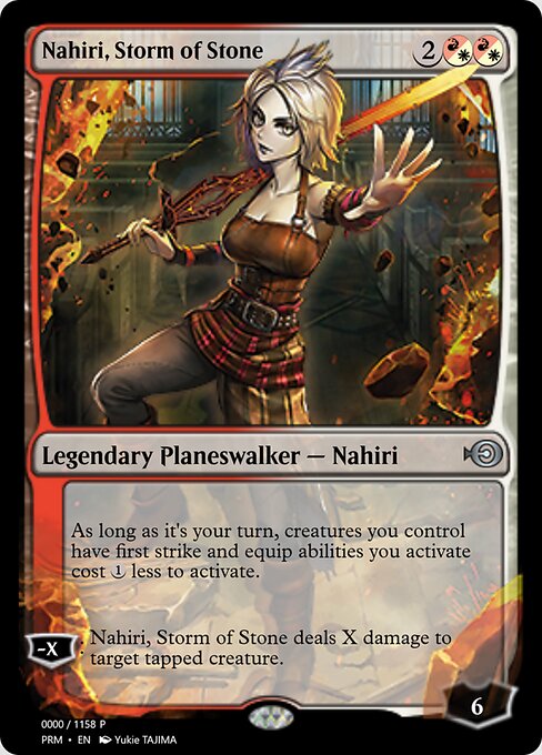 Nahiri, Storm of Stone — art by Yukie Tajima