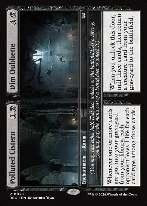 Polluted Cistern // Dim Oubliette — art by Arthur Yuan