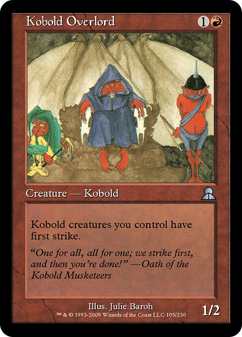 Kobold Overlord — art by Julie Baroh