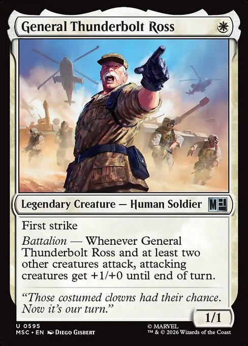 General Thunderbolt Ross — art by Diego Gisbert