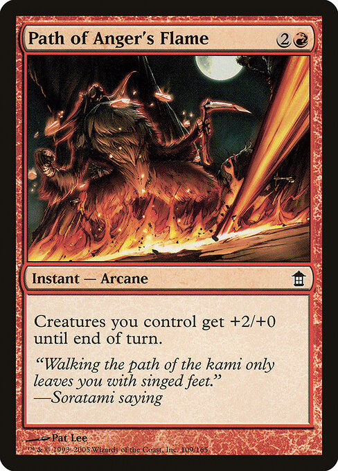 Path of Anger's Flame — art by Pat Lee