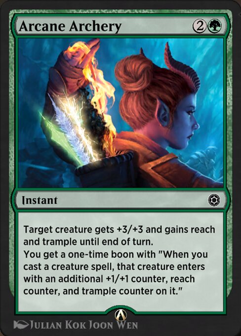 Arcane Archery — art by Julian Kok Joon Wen