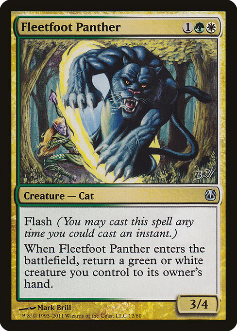 Fleetfoot Panther — art by Mark Brill