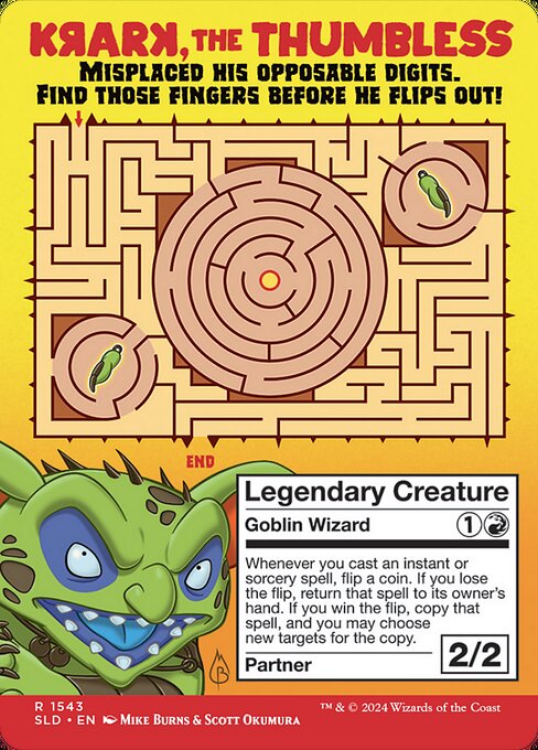Krark, the Thumbless // Krark, the Thumbless — art by Scott Okumura