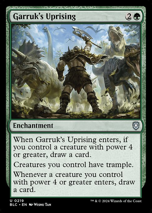Garruk's Uprising — art by Wisnu Tan