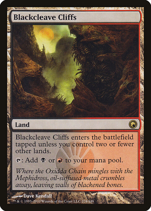 Blackcleave Cliffs — art by Dave Kendall