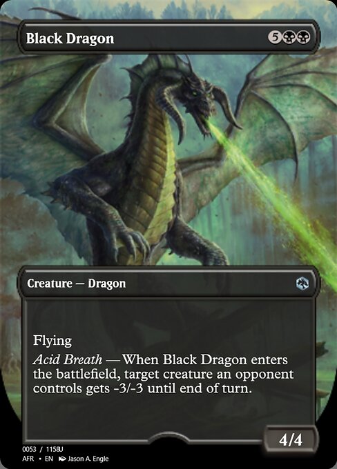 Black Dragon — art by Jason A. Engle
