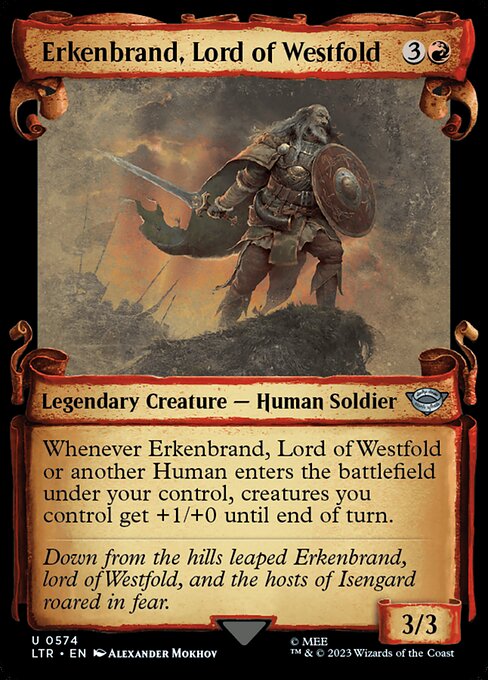 Erkenbrand, Lord of Westfold — art by Alexander Mokhov