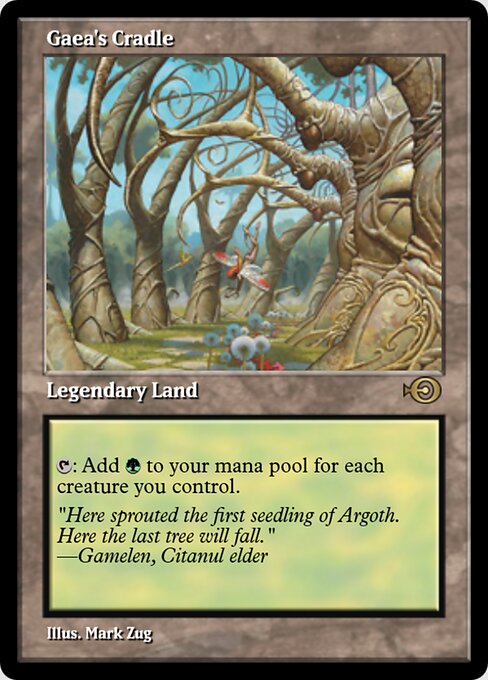 Gaea's Cradle — art by Mark Zug