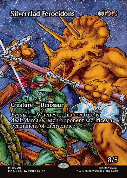 Silverclad Ferocidons — art by Peter Laird