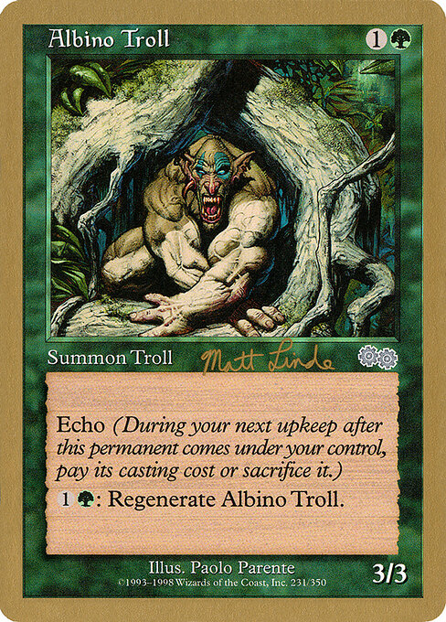 Albino Troll — art by Paolo Parente