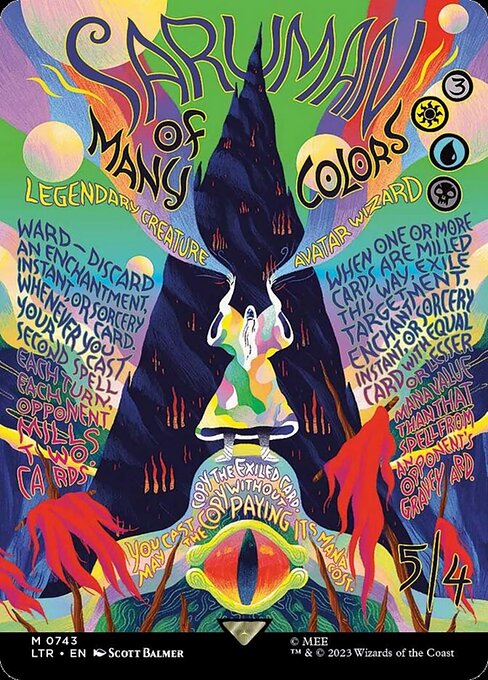 Saruman of Many Colors — art by Scott Balmer