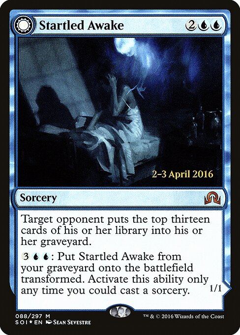 Startled Awake // Persistent Nightmare — art by Sean Sevestre