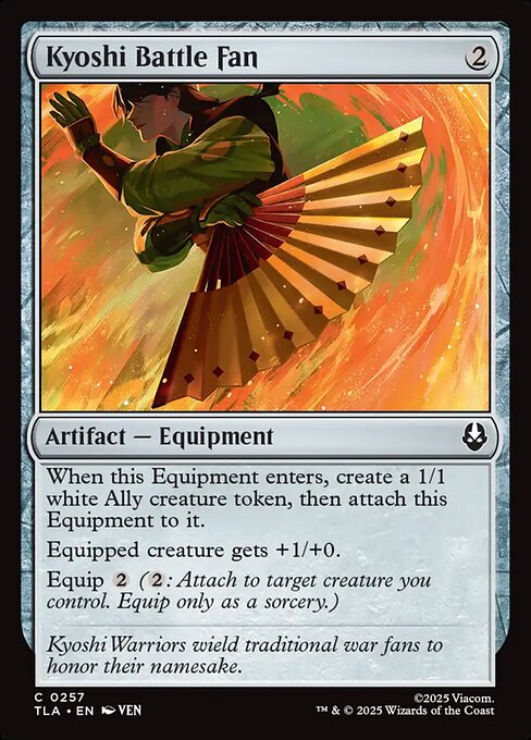 Kyoshi Battle Fan — art by VEN