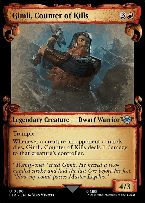 Gimli, Counter of Kills — art by Viko Menezes