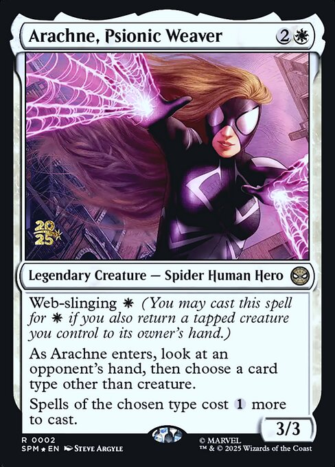 Arachne, Psionic Weaver — art by Steve Argyle