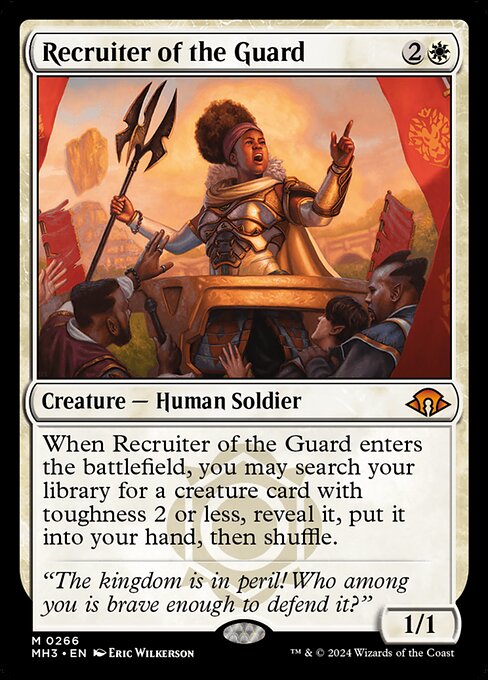 Recruiter of the Guard — art by Eric Wilkerson