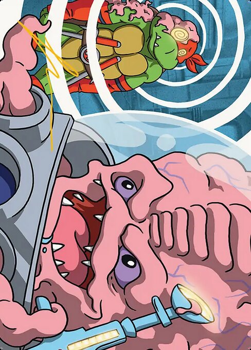 Krang, Master Mind // Krang, Master Mind — art by Florey