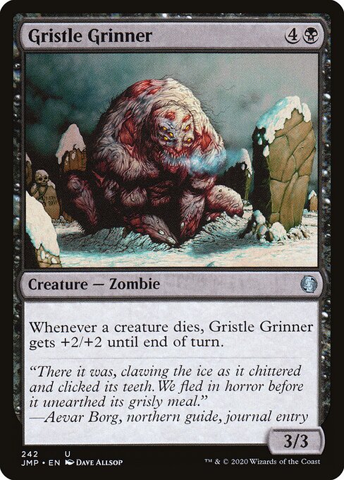 Gristle Grinner — art by Dave Allsop
