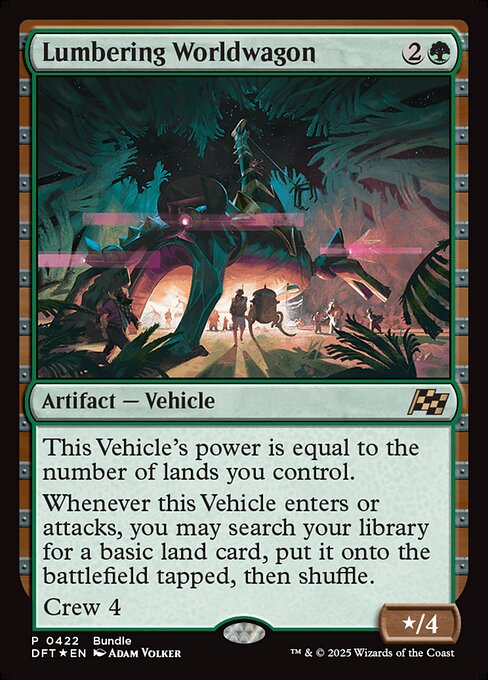 Lumbering Worldwagon — art by Adam Volker