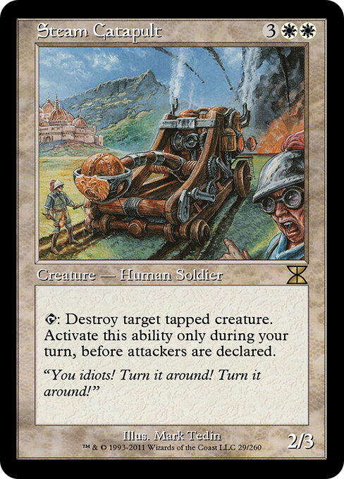 Steam Catapult — art by Mark Tedin