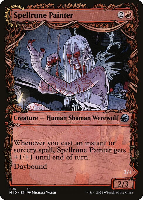 Spellrune Painter // Spellrune Howler — art by Michael Walsh