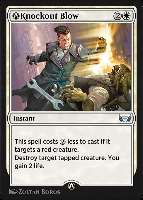 A-Knockout Blow — art by Zoltan Boros