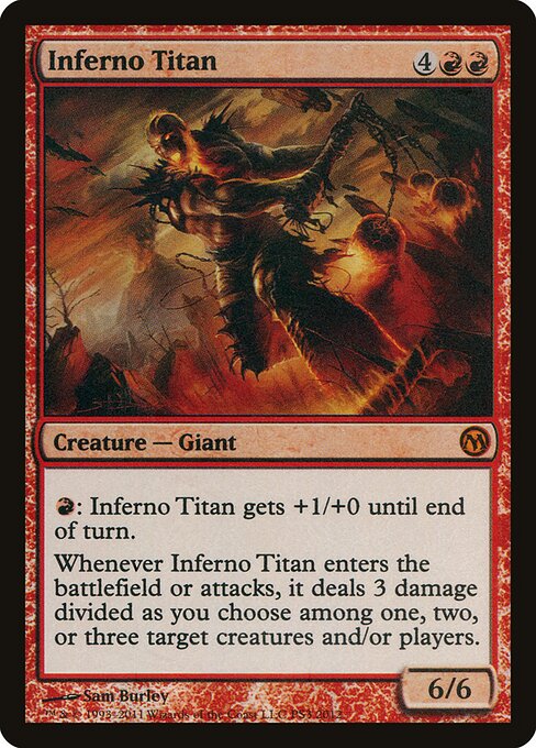 Inferno Titan — art by Sam Burley