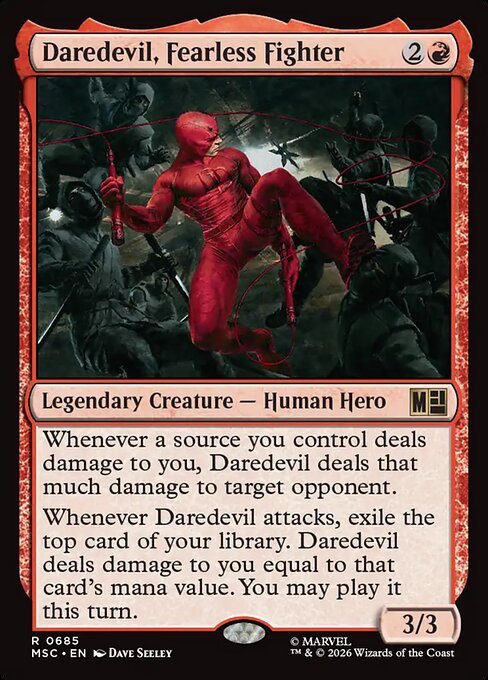 Daredevil, Fearless Fighter — art by David Seeley