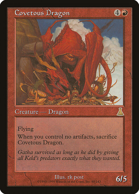 Covetous Dragon — art by rk post