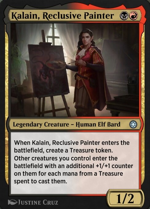 Kalain, Reclusive Painter — art by Justine Cruz