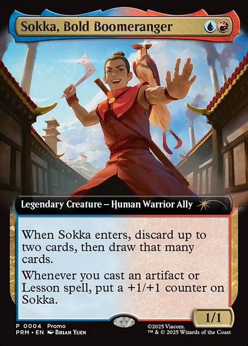 Sokka, Bold Boomeranger — art by Brian Yuen