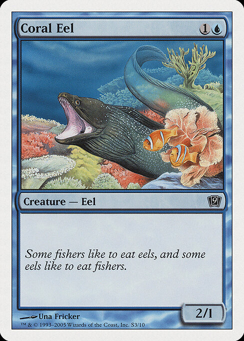 Coral Eel — art by Una Fricker