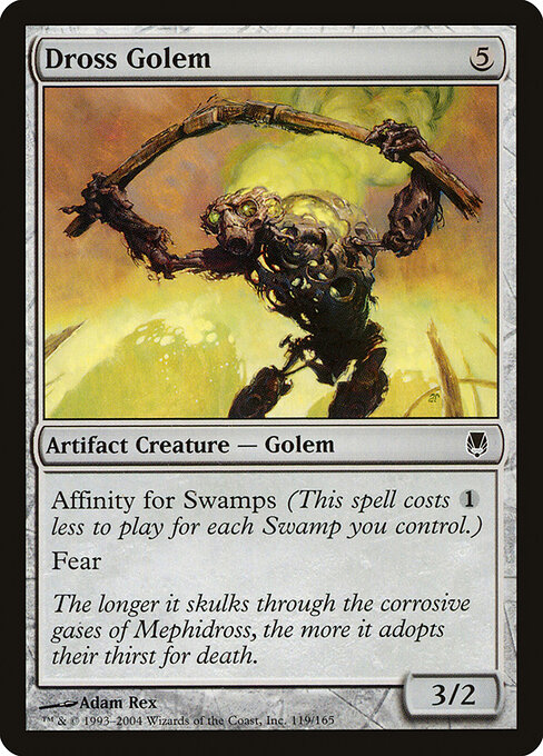 Dross Golem — art by Adam Rex