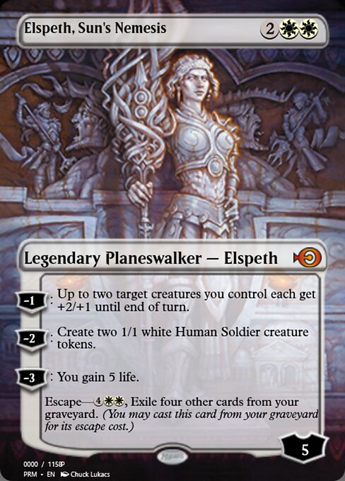 Elspeth, Sun's Nemesis — art by Chuck Lukacs