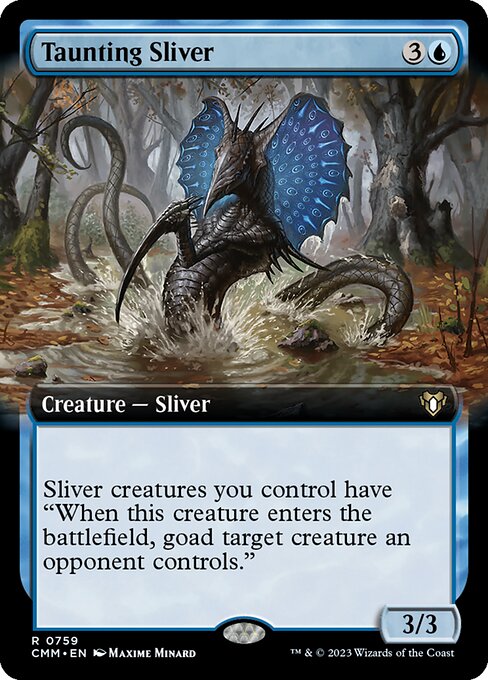 Taunting Sliver — art by Maxime Minard