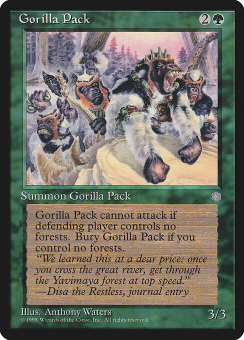 Gorilla Pack — art by Anthony S. Waters